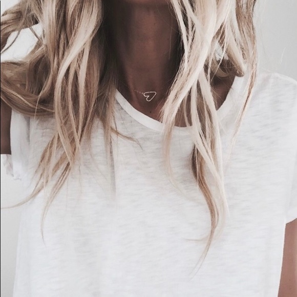 James Michelle Jewelry - James Michelle Gold Itty Bitty Heart Choker